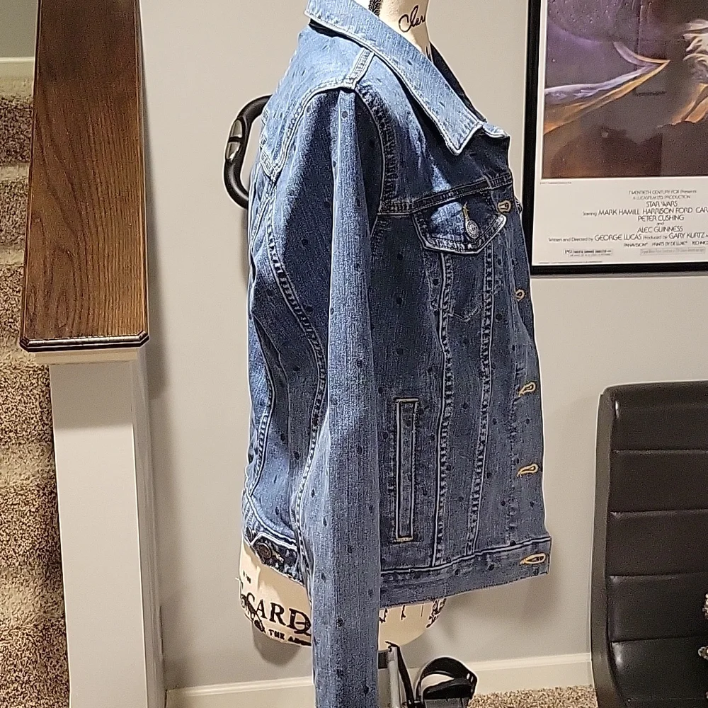 Loft Jean Jacket w polka dots - Picture 6 of 8